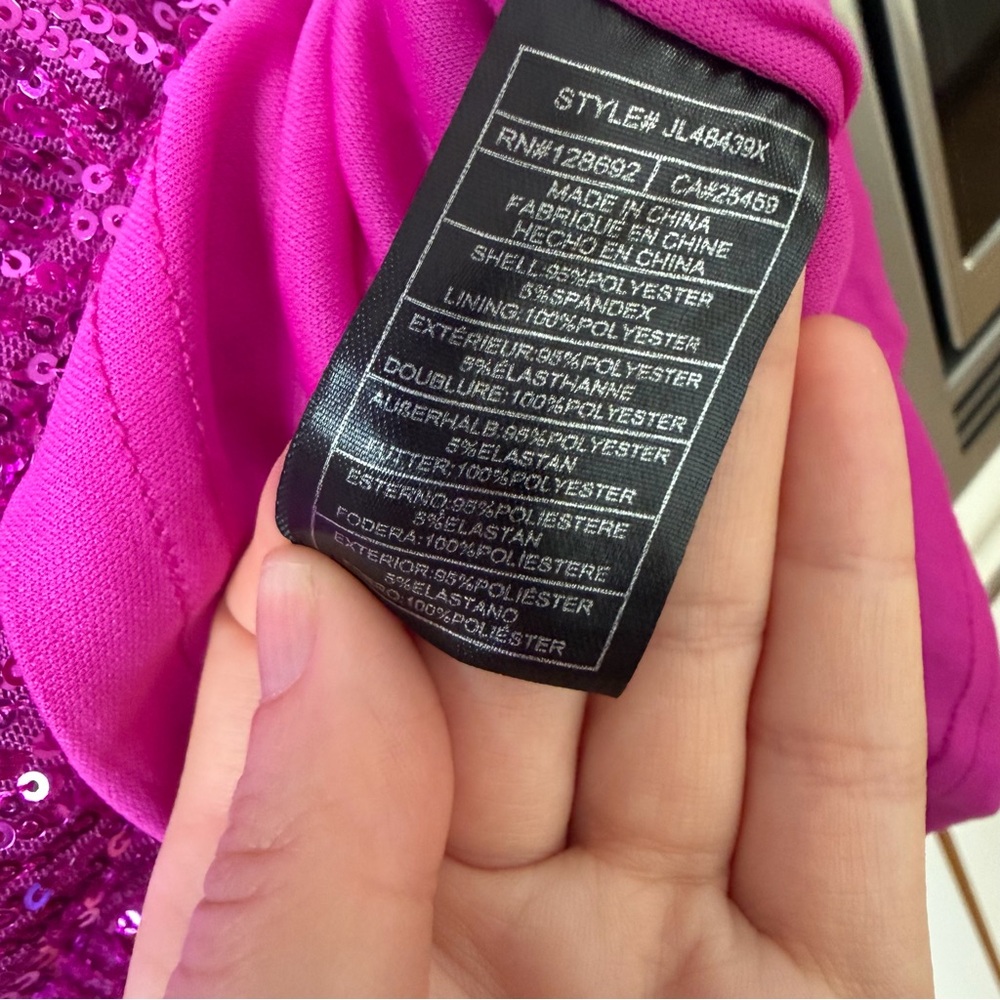 NWT BETSEY JOHNSON DOLOREAN MINI Pink Sequin Dress - S - Picture 11 of 15